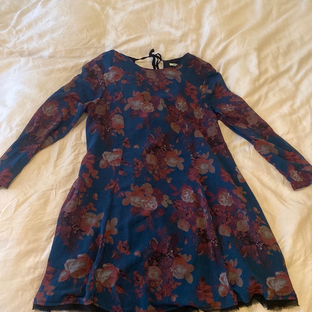 Urban outfitters floral fall dress